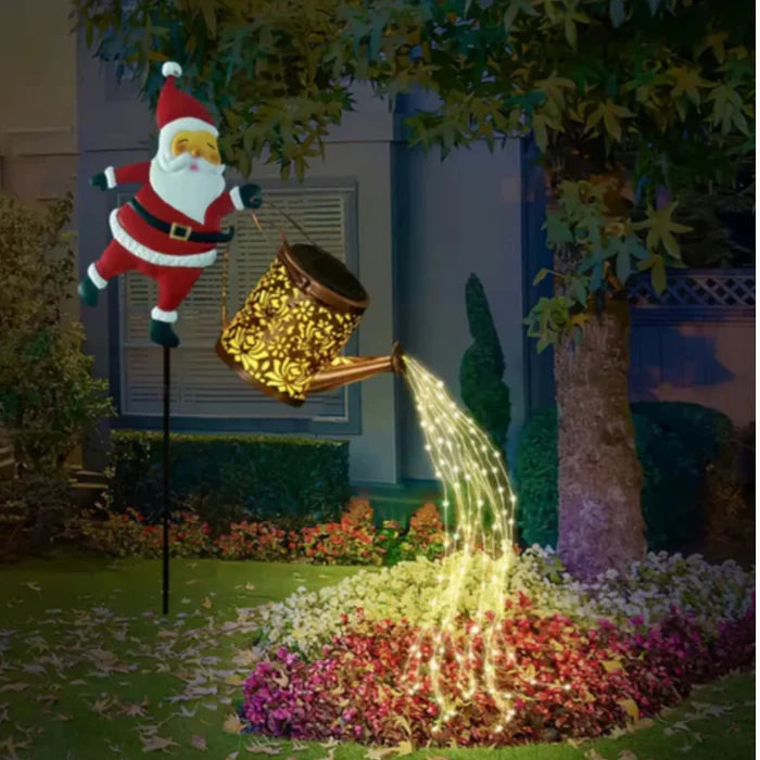 GlowSanta™ – Solar Watering Can Christmas Light
