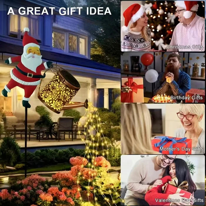 GlowSanta™ – Solar Watering Can Christmas Light