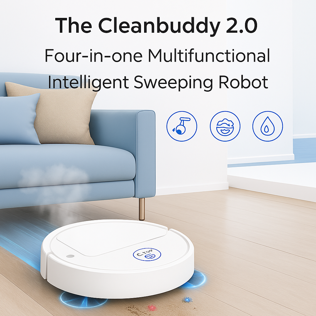 CleanBuddy™ – Replaces Mopping & Vacuuming