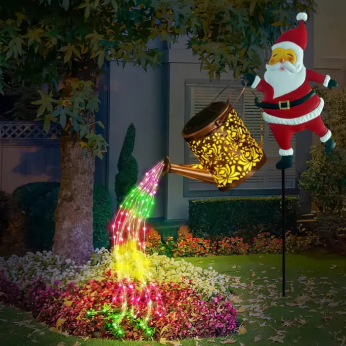 GlowSanta™ – Solar Watering Can Christmas Light